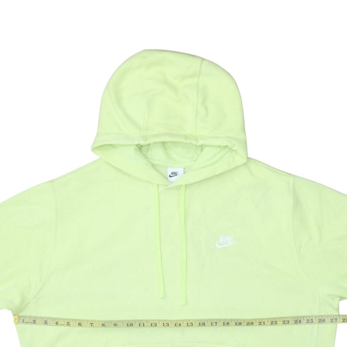 Nike Men's Yellow XL Pullover Hoodie with Logo Pocket