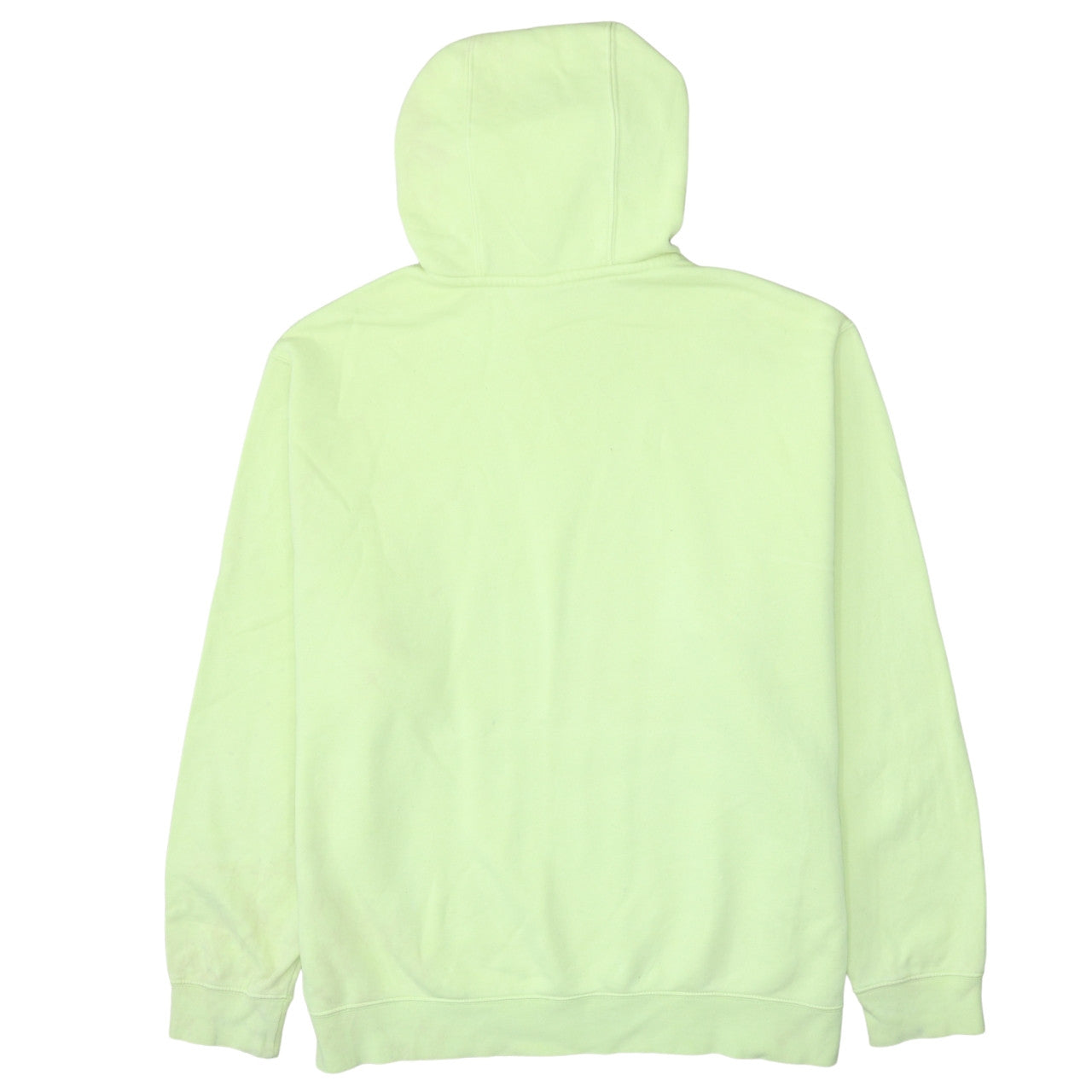 Nike Men's Yellow XL Pullover Hoodie with Logo Pocket
