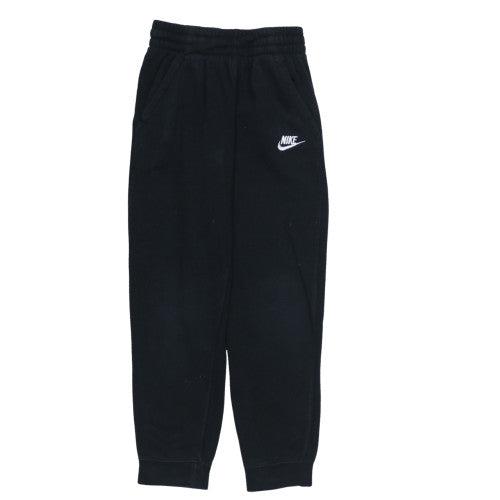 Nike Boys Black Jogger Sweatpants M 137–147cm Elastic Waist Pockets