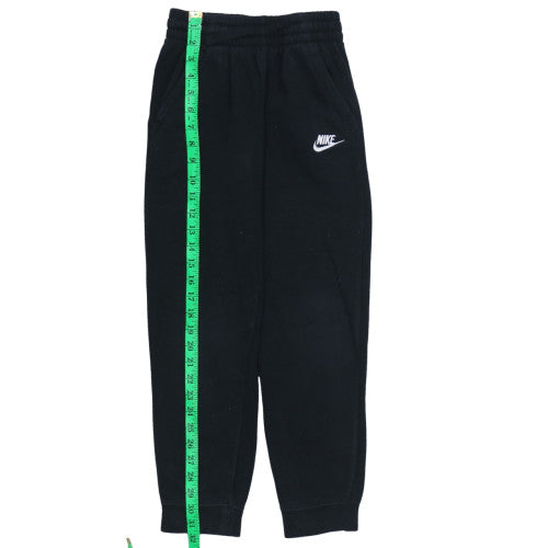 Nike Boys Black Jogger Sweatpants M 137–147cm Elastic Waist Pockets