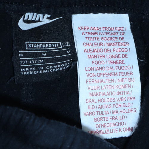 Nike Boys Black Jogger Sweatpants M 137–147cm Elastic Waist Pockets