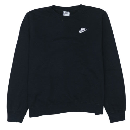 Nike Men's Black Crew Neck Pullover Sweatshirt M Regular Fit