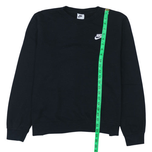 Nike Men's Black Crew Neck Pullover Sweatshirt M Regular Fit