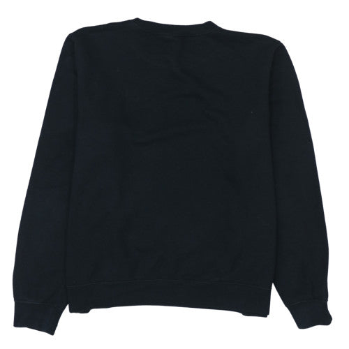 Nike Men's Black Crew Neck Pullover Sweatshirt M Regular Fit