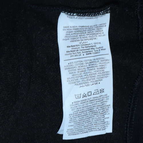 Nike Men's Black Crew Neck Pullover Sweatshirt M Regular Fit