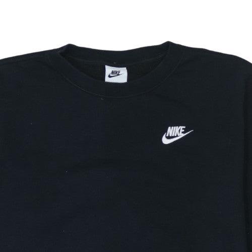 Nike Men's Black Crew Neck Pullover Sweatshirt M Regular Fit