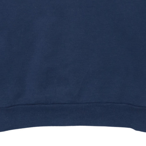 Fruit of the Loom Mens Blue Northumbria 99 Embroidered Pullover Sweatshirt M