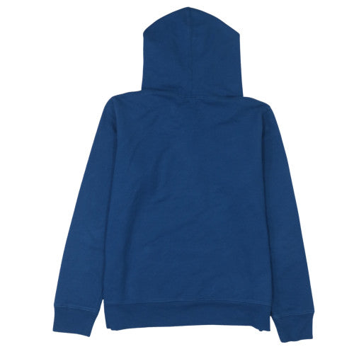GAP Men’s Blue Pullover Hoodie M Regular Fit Logo Fleece Sweatshirt