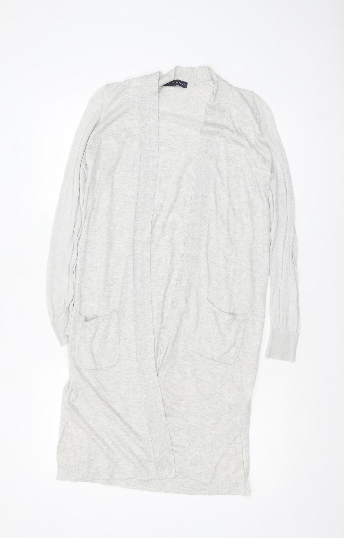 Marks and Spencer Women’s Grey Longline Knit Cardigan Size 10