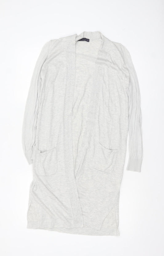 Marks and Spencer Women’s Grey Longline Knit Cardigan Size 10