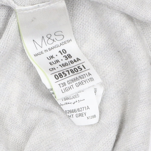 Marks and Spencer Women’s Grey Longline Knit Cardigan Size 10