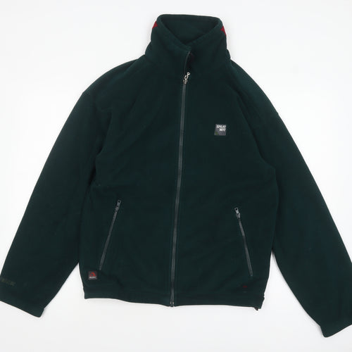 Sprayway Men's Green Fleece Full Zip Outdoor Jacket Size S