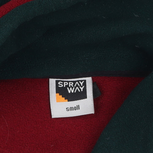 Sprayway Men's Green Fleece Full Zip Outdoor Jacket Size S