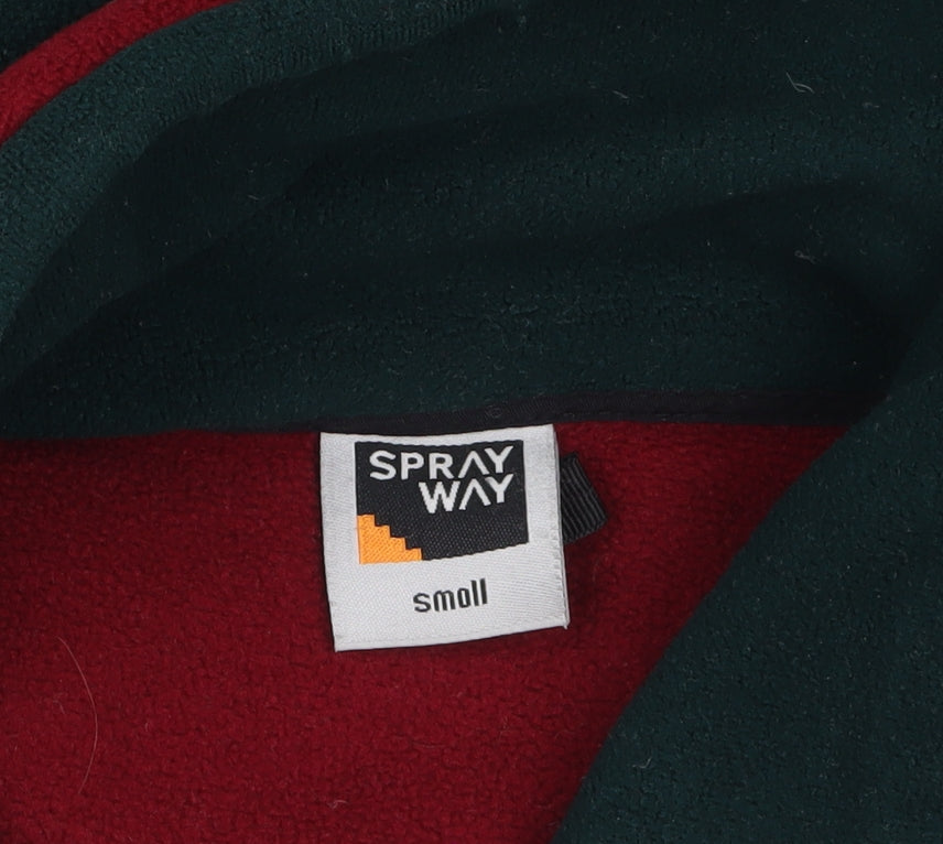 Sprayway Men's Green Fleece Full Zip Outdoor Jacket Size S