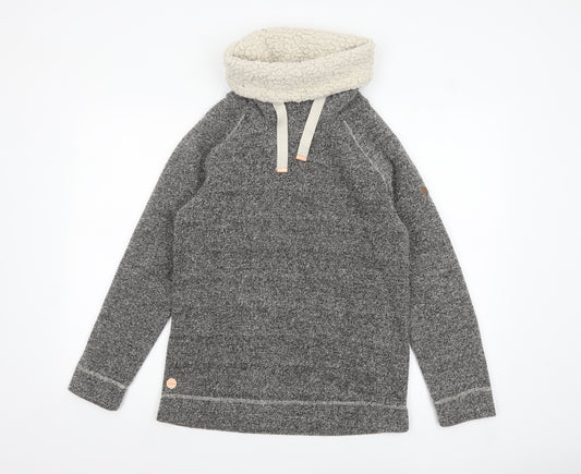 Regatta Women Grey Cowl Neck Pullover Sweatshirt UK 10