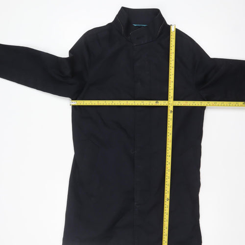 G2000 Men’s Black Mid-Length Stand Collar Cotton Blend Coat Size 36