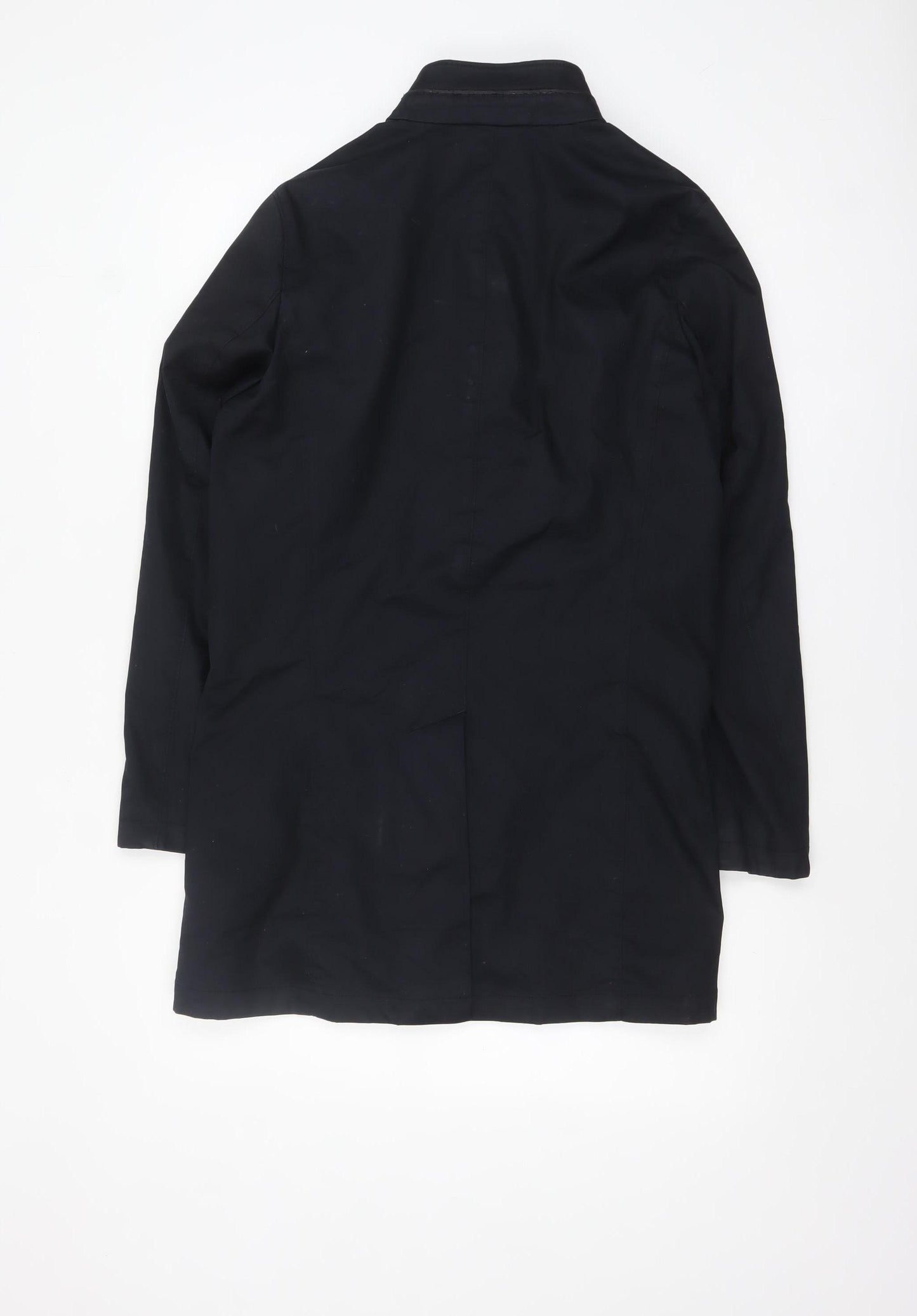 G2000 Men’s Black Mid-Length Stand Collar Cotton Blend Coat Size 36