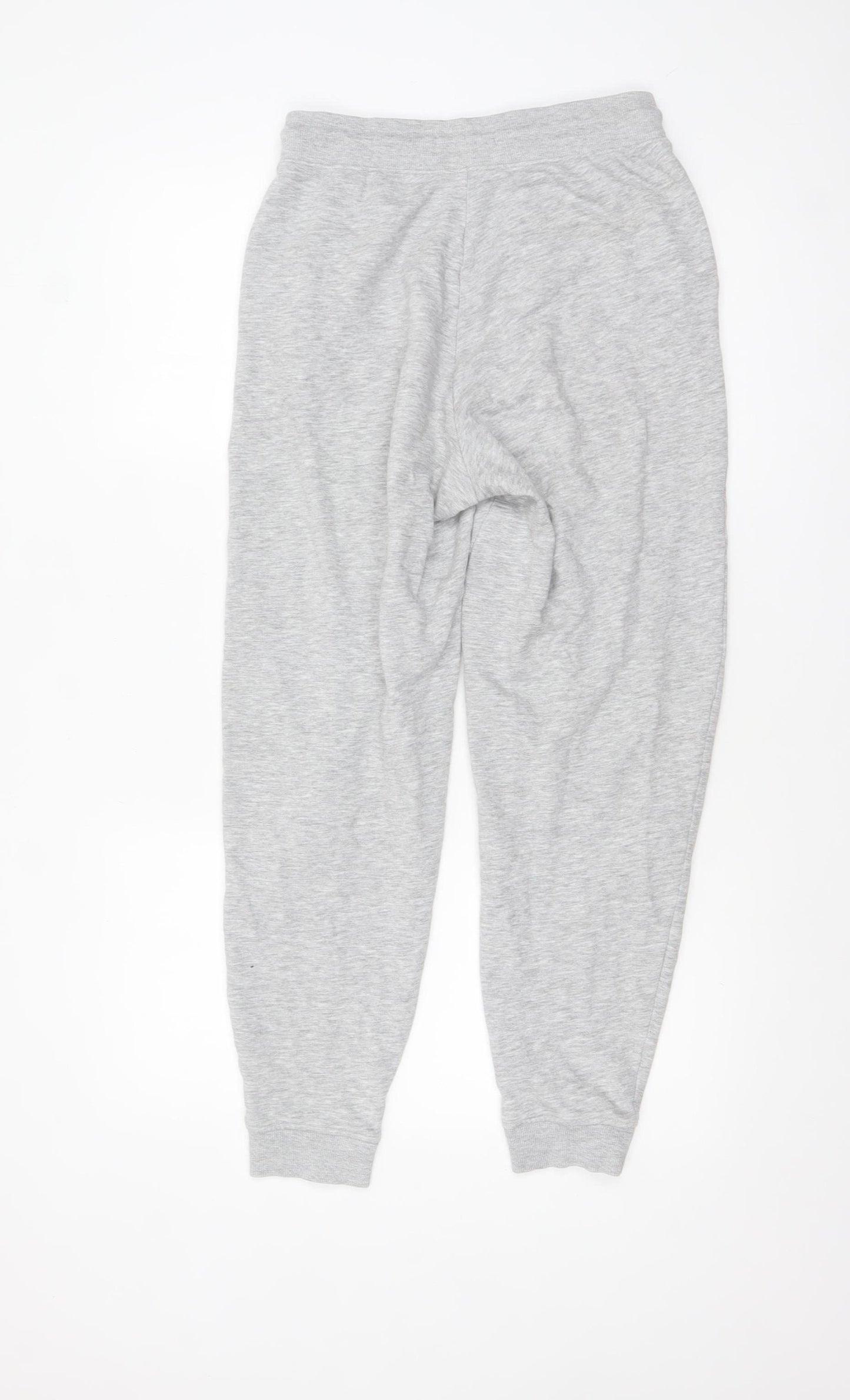 Marks and Spencer Womens Grey Cotton Jogger Trousers Size 8 Regular