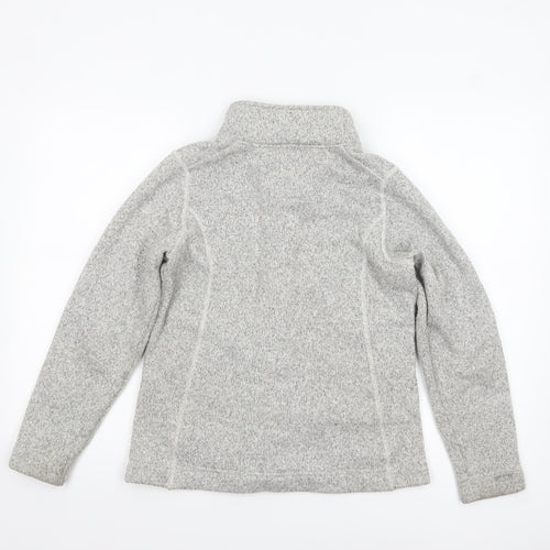 Rohan Women's Grey Fleece Button Jacket Size S Outdoor Casual