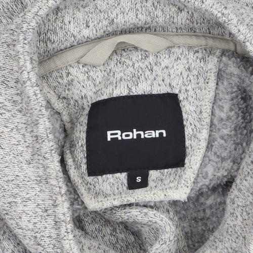 Rohan Women's Grey Fleece Button Jacket Size S Outdoor Casual