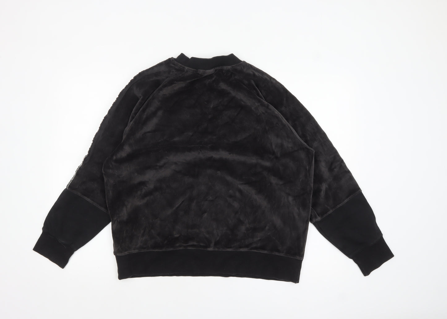 Champion Women’s Black XL Pullover Sweatshirt with Logo Tape Detail