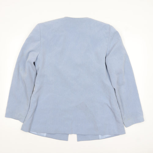 Shubette London Women's Blue Long Sleeve Single-Breasted Blazer Size 18