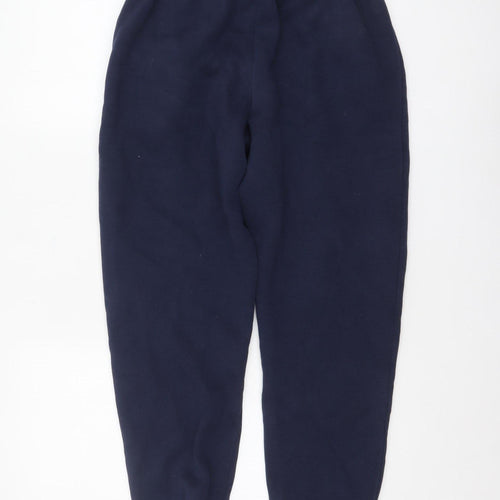 MP Women's Blue Fleece Sweatpants Small Elastic Waist Cuffed Fit