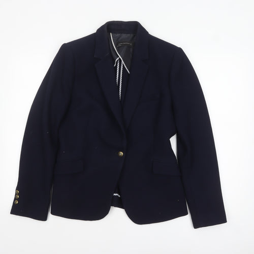 Zara Woman Blue Classic Tailored XL Blazer for Women