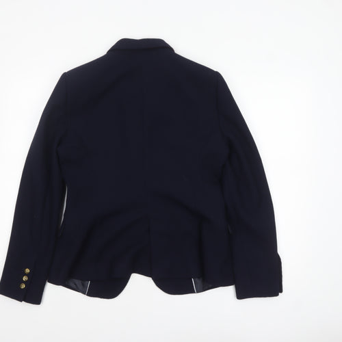 Zara Woman Blue Classic Tailored XL Blazer for Women