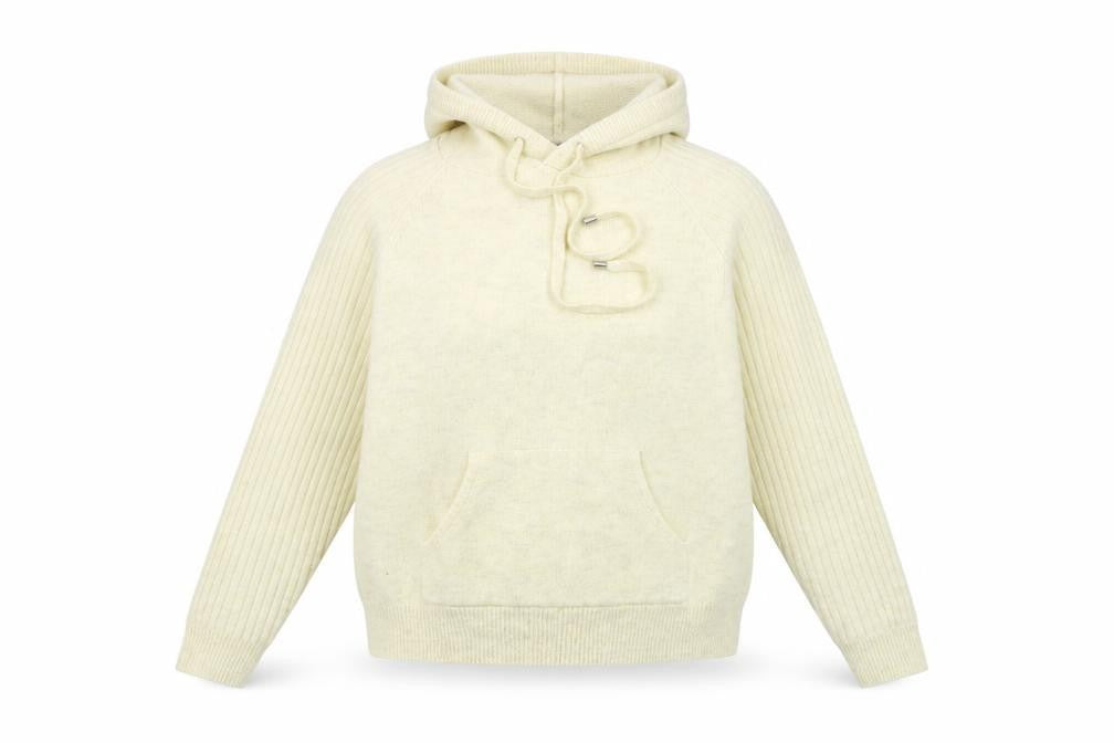 Marks and Spencer Women’s Beige Hooded Knit Jumper Size M