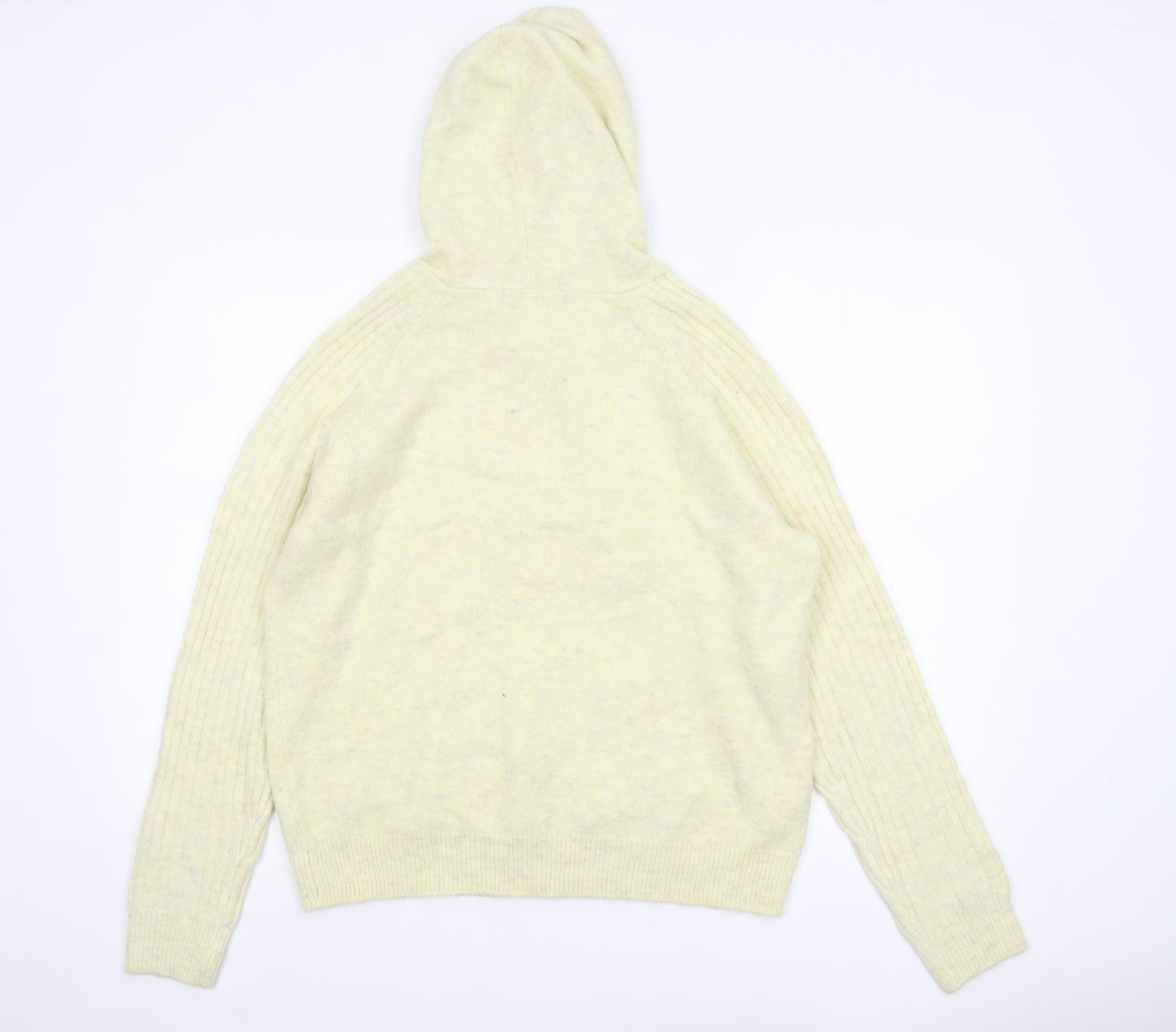 Marks and Spencer Women’s Beige Hooded Knit Jumper Size M