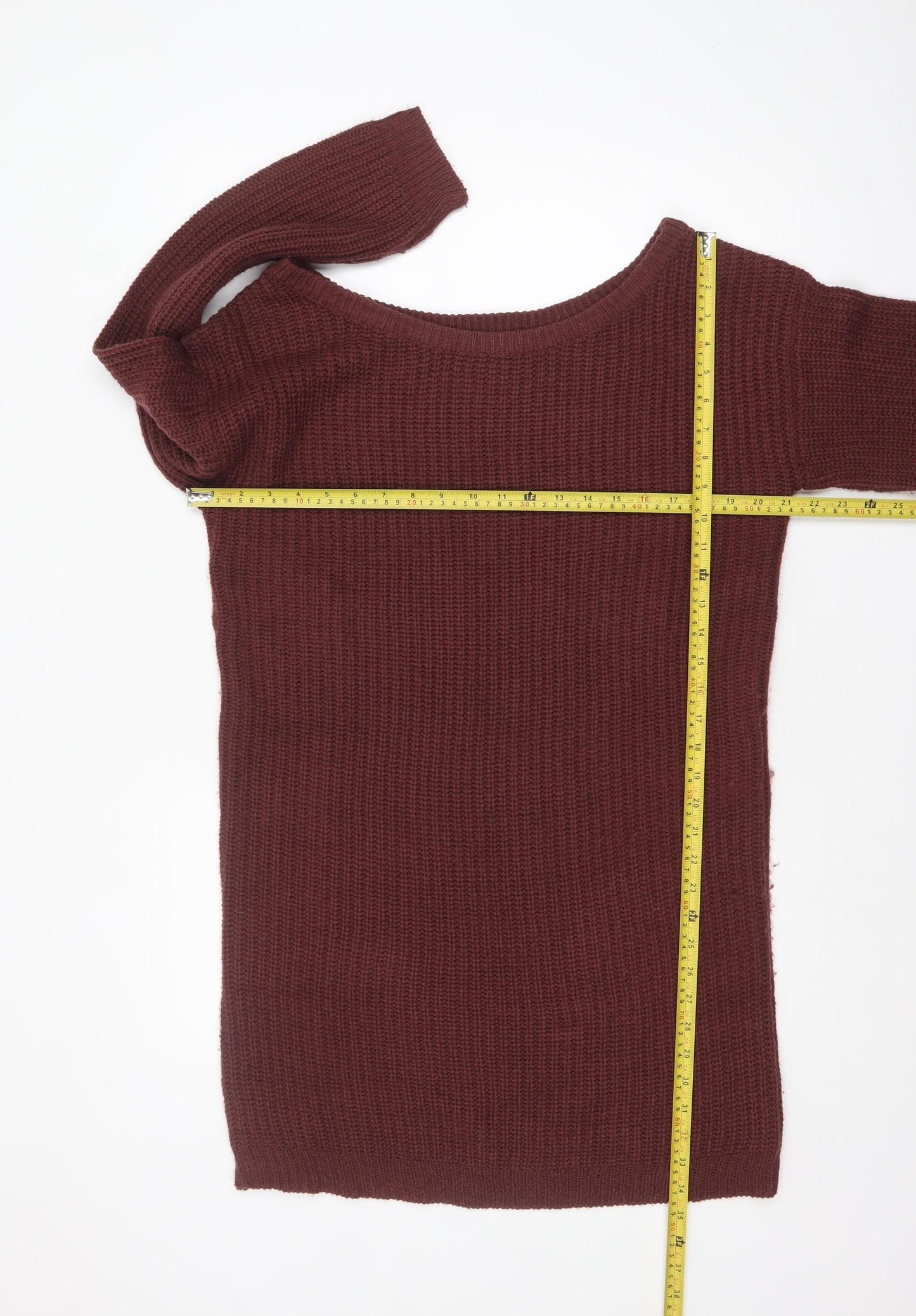 Missguided Women’s Brown Tall Chunky Knit Pullover Jumper UK 10/12