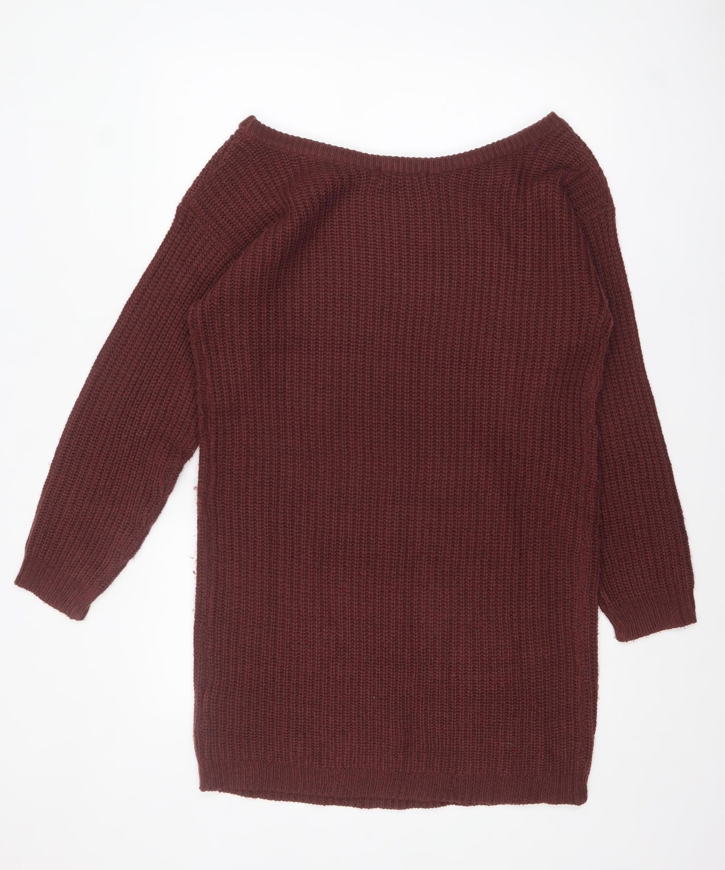 Missguided Women’s Brown Tall Chunky Knit Pullover Jumper UK 10/12
