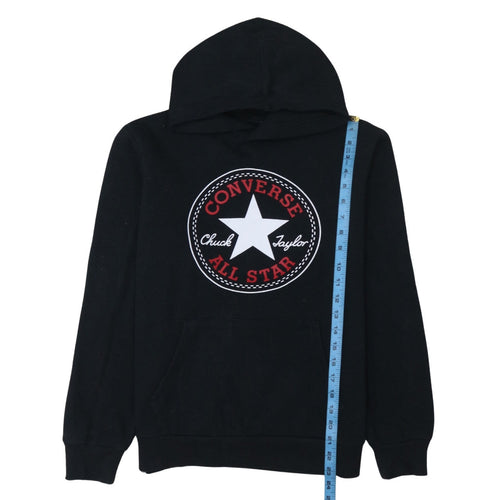 Converse Teens Black XL Pullover Hoodie with Logo