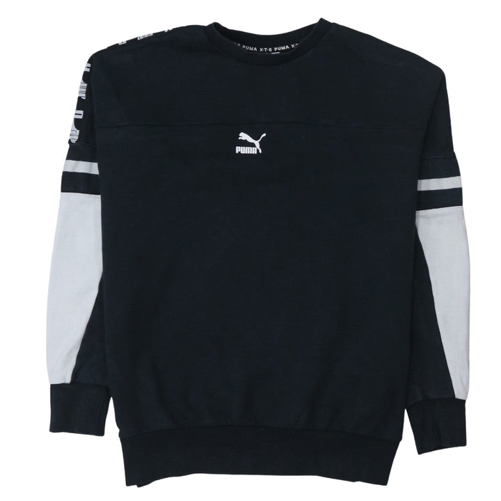 Puma Men's Black L Crew Neck Pullover Sweatshirt