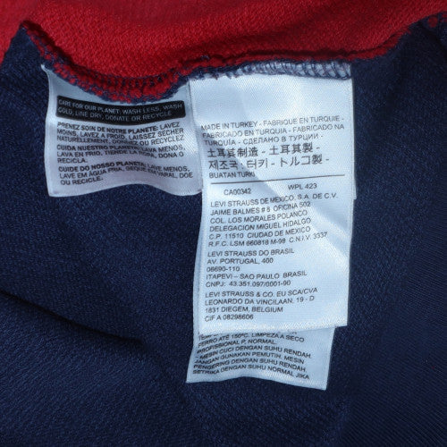 Levi's Men's Multicoloured Crew Neck Pullover Sweatshirt M