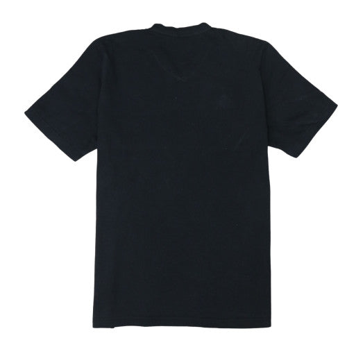 Adidas Men Black Short Sleeve V-Neck Sports T-Shirt Size L