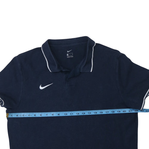 Nike Men's Blue XL Cotton Polo Shirt Short Sleeve Sports Top