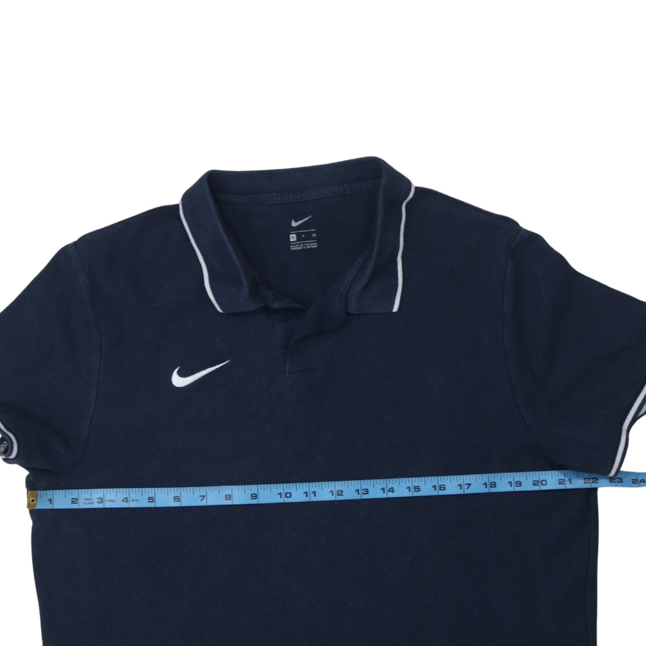 Nike Men's Blue XL Cotton Polo Shirt Short Sleeve Sports Top