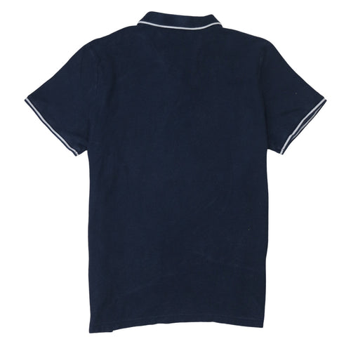 Nike Men's Blue XL Cotton Polo Shirt Short Sleeve Sports Top