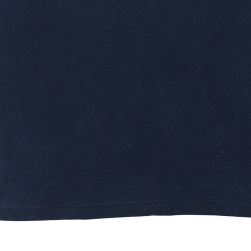 Nike Men's Blue XL Cotton Polo Shirt Short Sleeve Sports Top