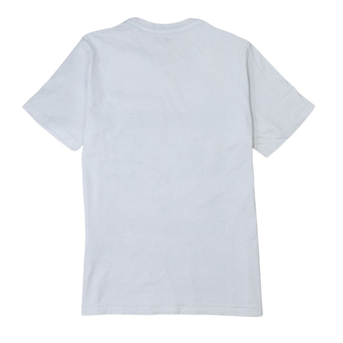 Levi's Men's White Graphic Print Crew Neck Cotton T-Shirt M