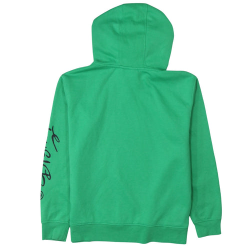 Disney Womens Green Mickey Mouse Pullover Hoodie XS