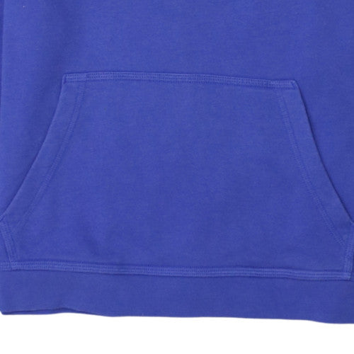 Nike Blue Teens Pullover Hoodie XL 158-170cm Logo Fleece Sweatshirt