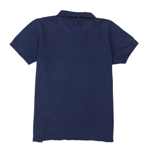 Tommy Hilfiger Men's Navy Blue Slim Fit Organic Cotton Polo L