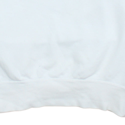 Nike Men's White Pullover Crew Neck Air Logo Sweatshirt Size S