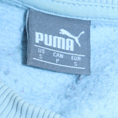Puma Men’s Blue Crew Neck Logo Sweatshirt Size S