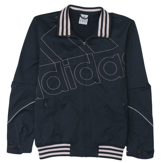 Adidas Womens Black Full Zip Sweatshirt Jacket Size M Sportswear