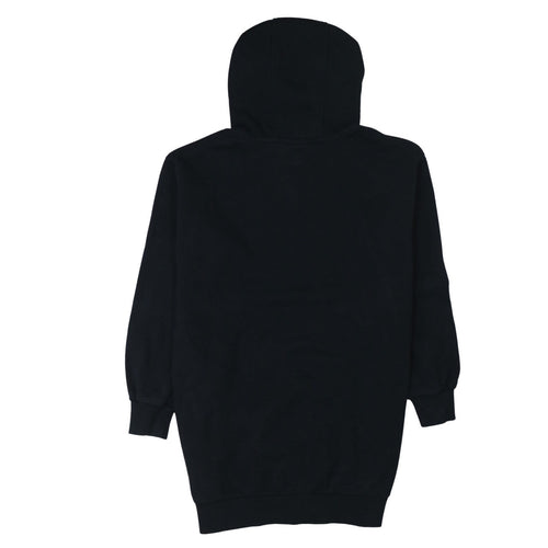 Nike Teens Black Pullover Hoodie M Gold Logo Fleece Sweatshirt