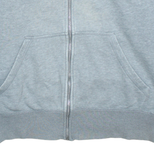 Nike Men’s Grey Full Zip Hoodie Size L Regular Fit Sportswear
